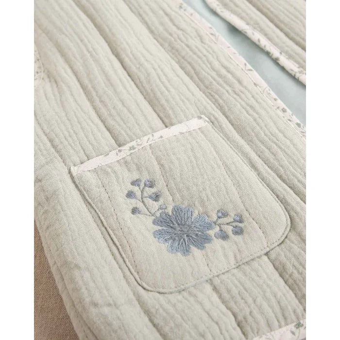 Chaleco verde con bolsillos - PARDALETS