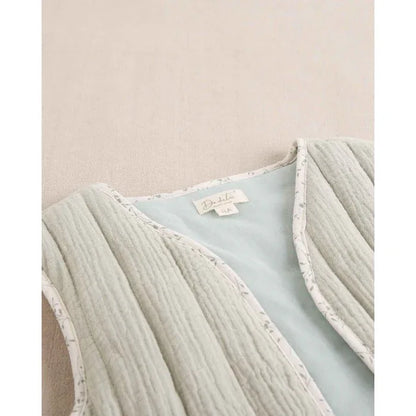 Chaleco verde con bolsillos - PARDALETS