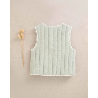 Chaleco verde con bolsillos - PARDALETS