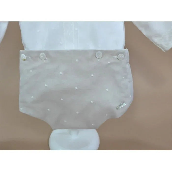 Conjunto camisa bordada y culote arena bordado - PARDALETS