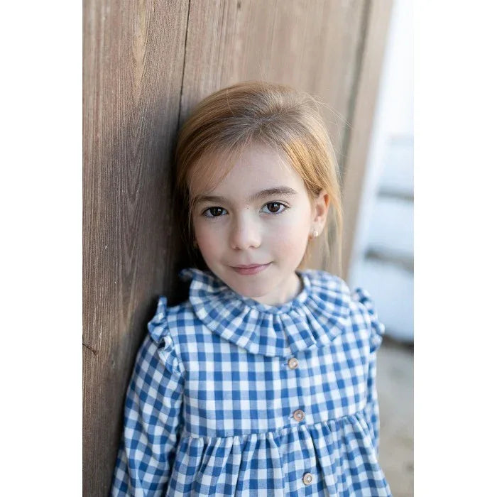 Conjunto camisa cuadros azules y short micropana - PARDALETS