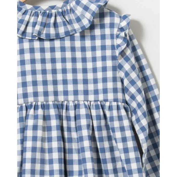 Conjunto camisa cuadros azules y short micropana - PARDALETS