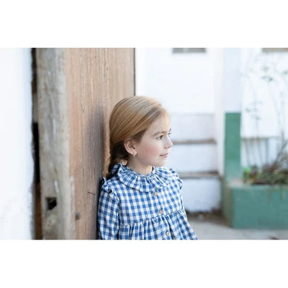 Conjunto camisa cuadros azules y short micropana - PARDALETS