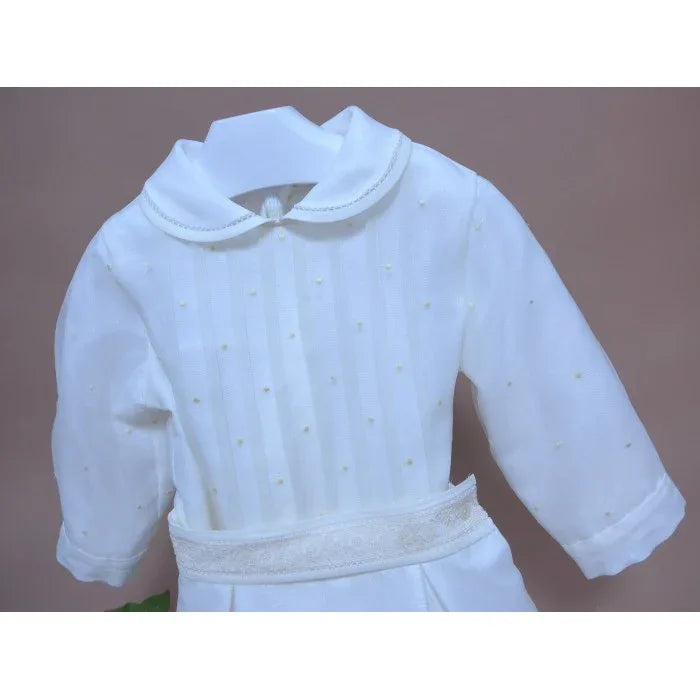 Conjunto camisa manga larga organza bordada - PARDALETS