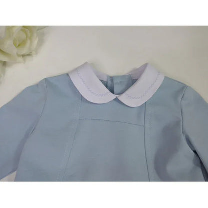 Conjunto sudadera celeste y bombachito bordado "Bianca" - PARDALETS