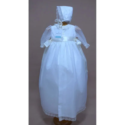 Faldon organza beig con capa - PARDALETS