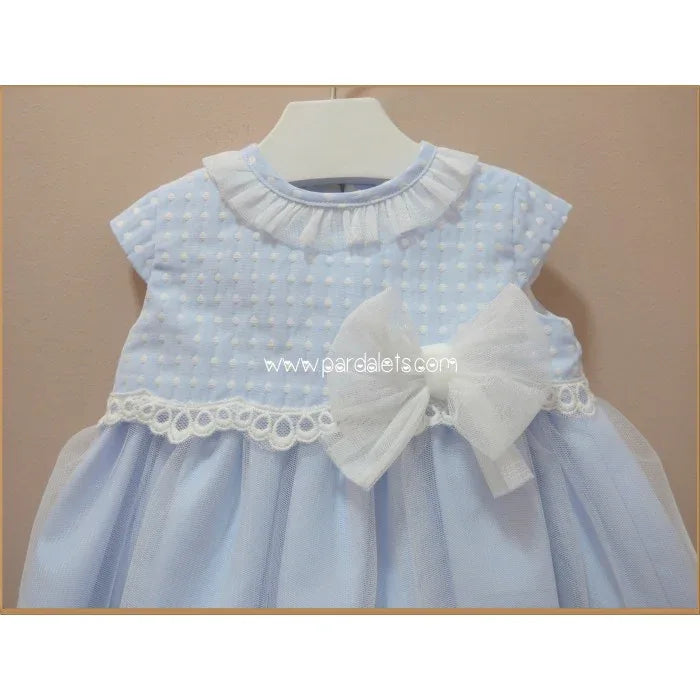 Jesusito azul con tul blanco - PARDALETS