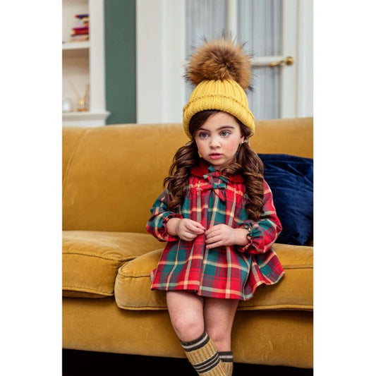 Jesusito cuadros rojos y verdes "Tartan"