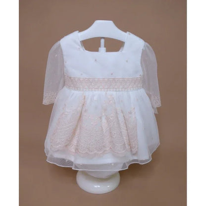 Jesusito tul bordado salmón DEVA - PARDALETS