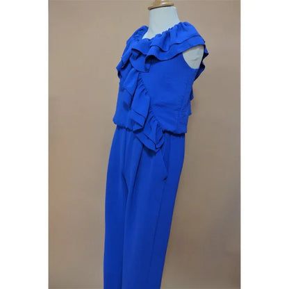 Mono azulon con volantes - PARDALETS