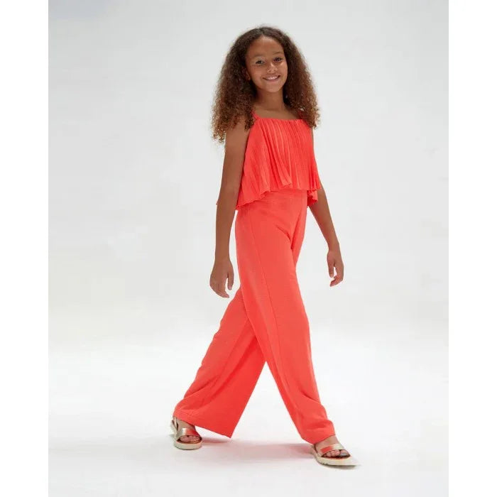 Mono coral volante plisado - PARDALETS