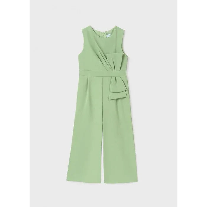Mono crepe verde con lazada - PARDALETS