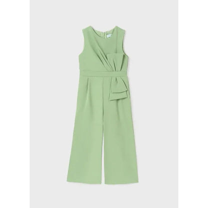 Mono crepe verde con lazada - PARDALETS