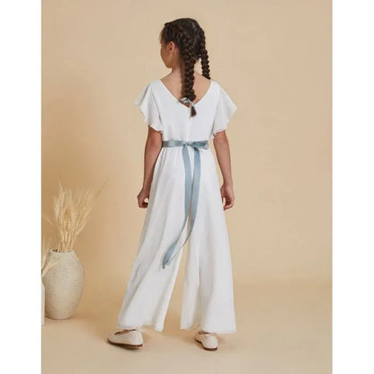 Mono de comunion bambula blanco roto - PARDALETS