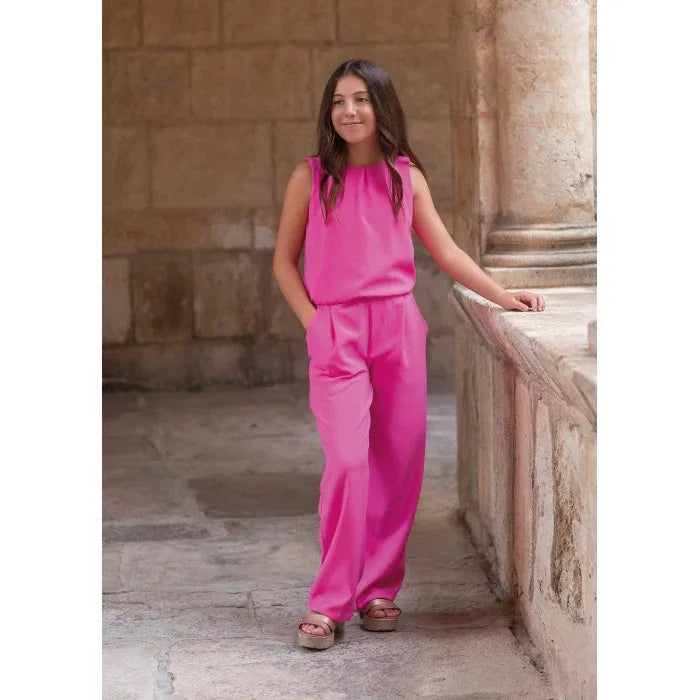 Mono fucsia con bolsillos - PARDALETS