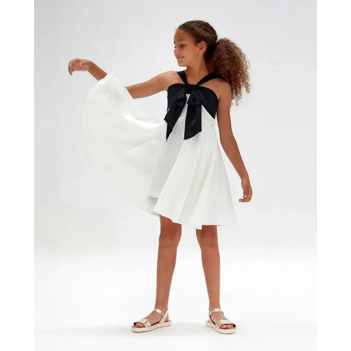 Mono vestido crudo y marino - PARDALETS