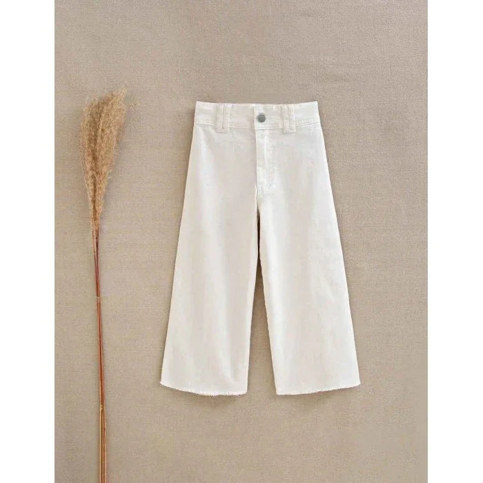 Pantalon blanco culotte - PARDALETS