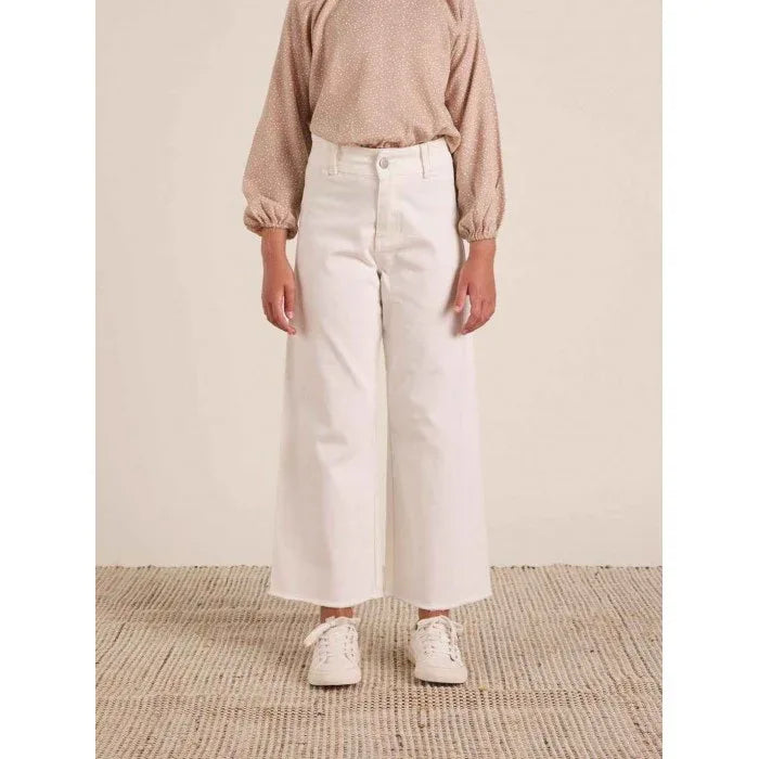 Pantalon blanco culotte - PARDALETS