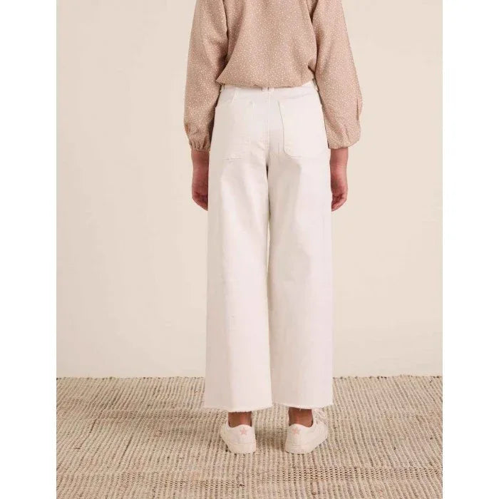 Pantalon blanco culotte - PARDALETS