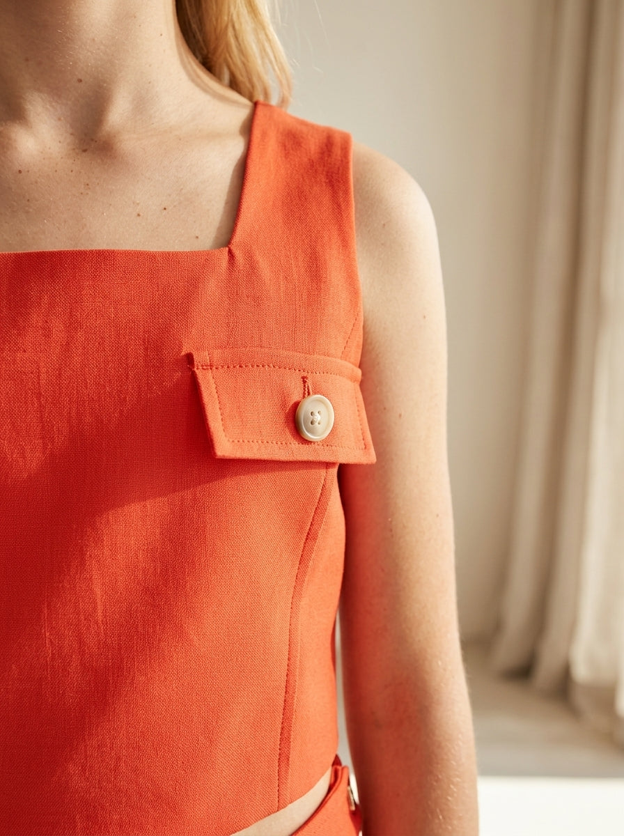 Conjunto 2 piezas coral