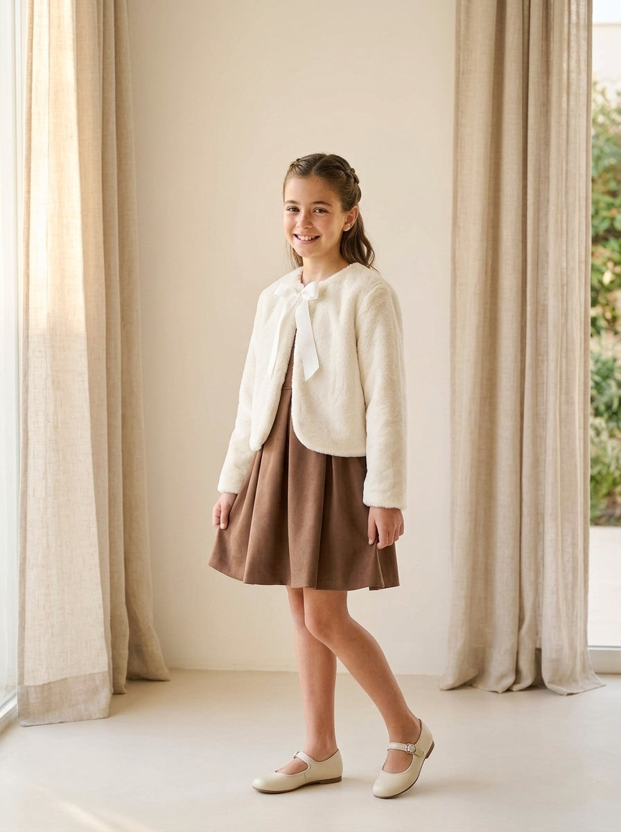 Bolero pelito extrasuave beig