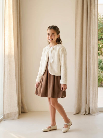 Bolero pelito extrasuave beig