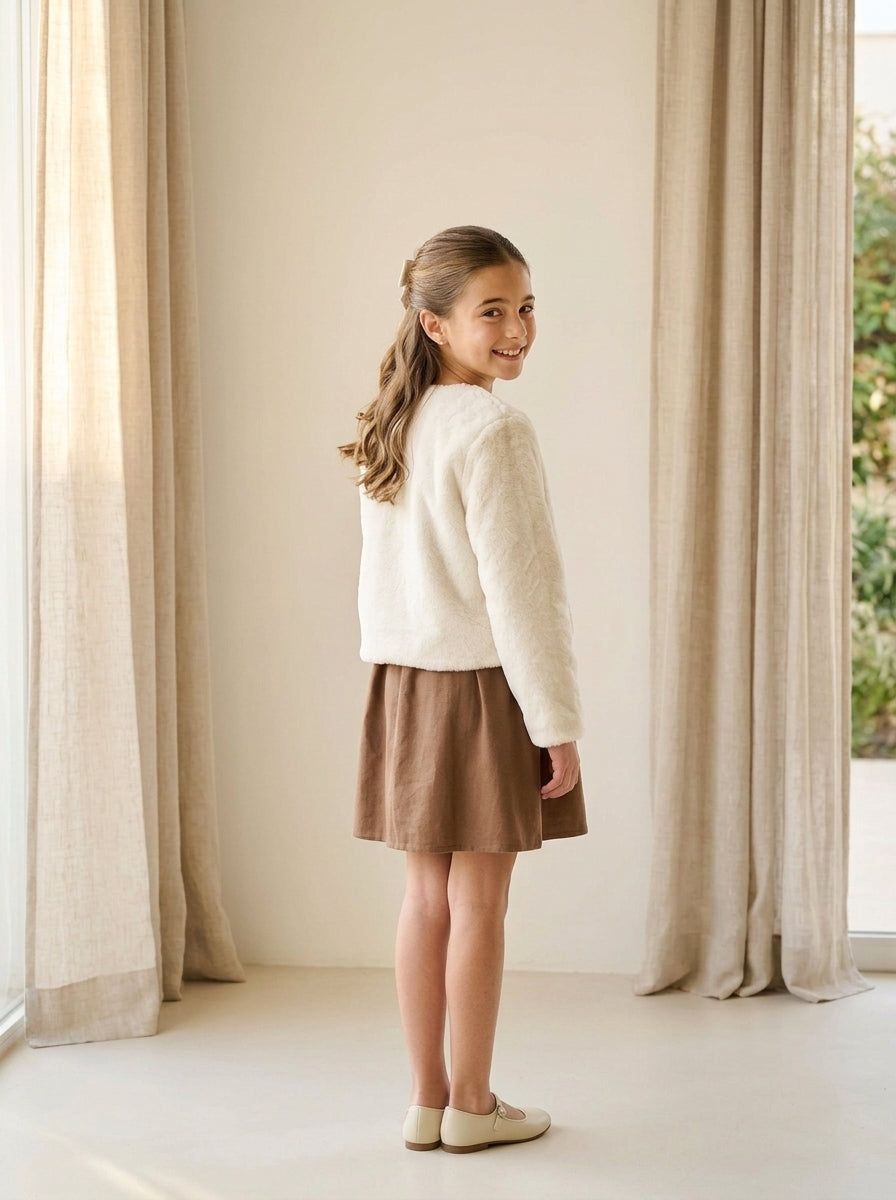 Bolero pelito extrasuave beig