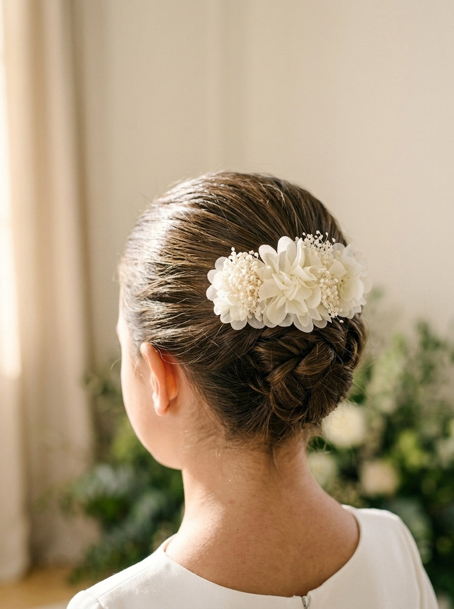 Tocado/broche beig