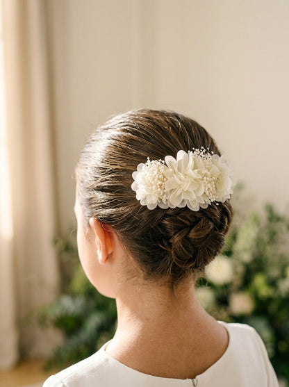 Tocado/broche beig