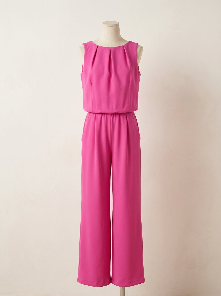 Mono fucsia con bolsillos