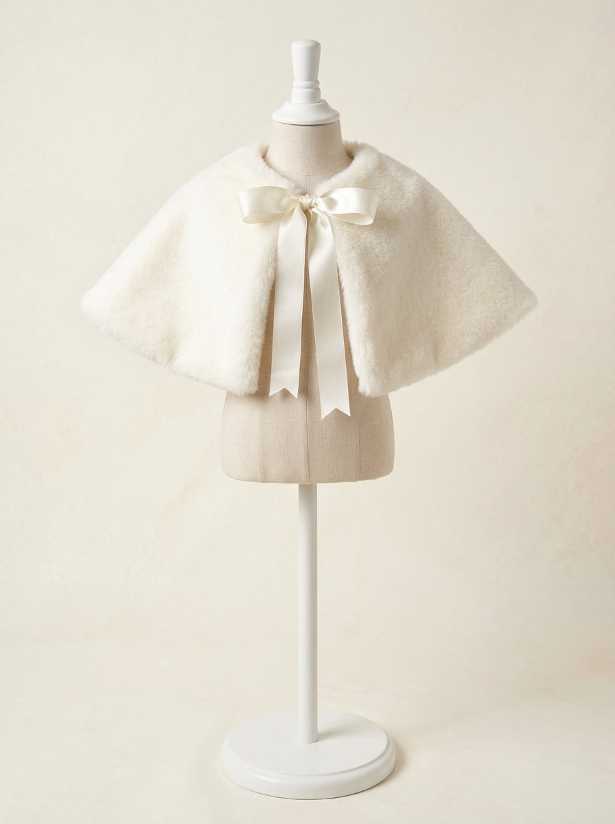 Capa de peluche beige