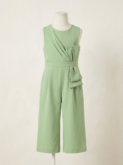 Mono crepe verde con lazada