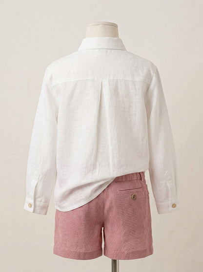 Conjunto camisa y short rosa "Capricornio"