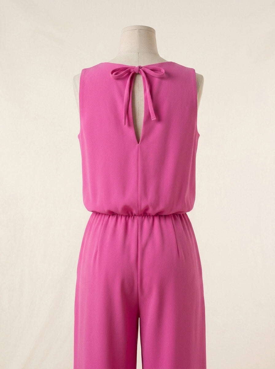 Mono fucsia con bolsillos
