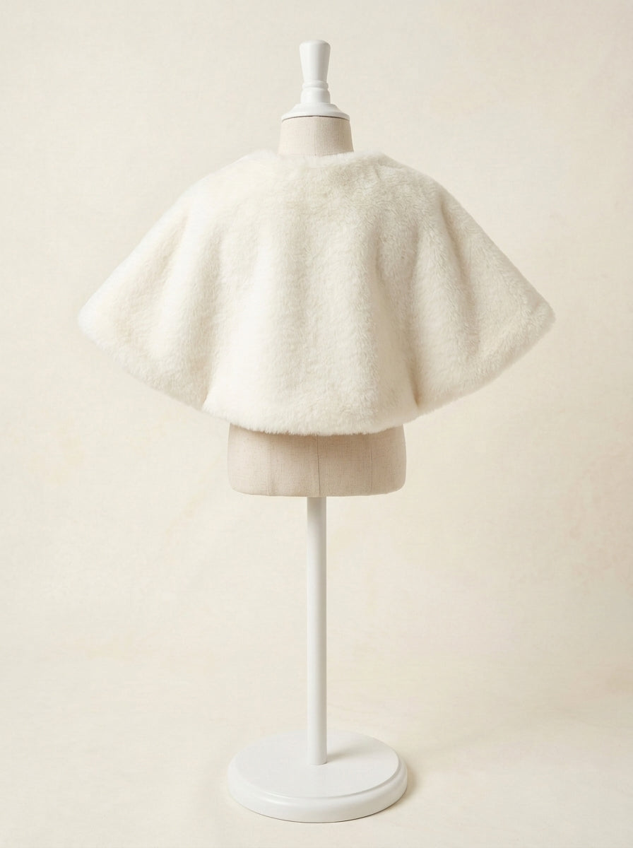 Capa de peluche beige