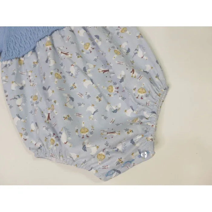 Pelele celeste y estampado de patitos - PARDALETS