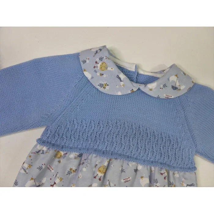 Pelele celeste y estampado de patitos - PARDALETS