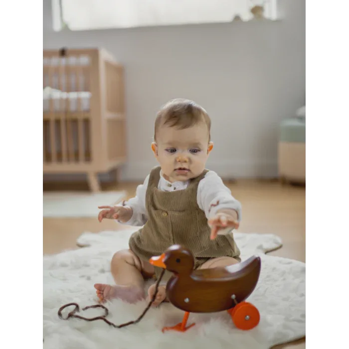 Pelele micropana topo y camisa blanca - PARDALETS