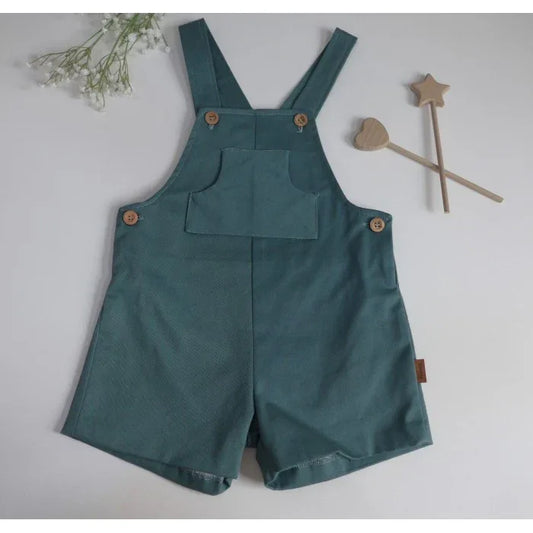 Peto color verde con bolsillo delantero - PARDALETS