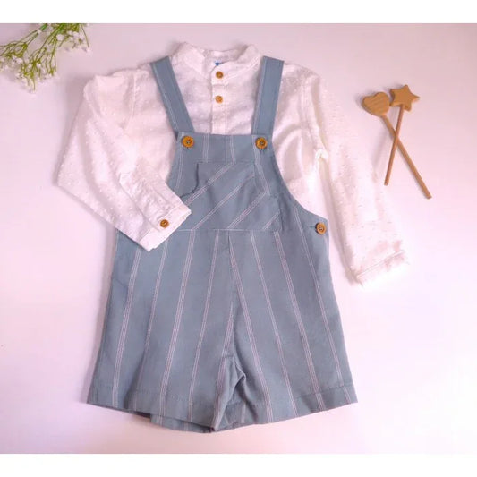 Peto verde con camisa - PARDALETS