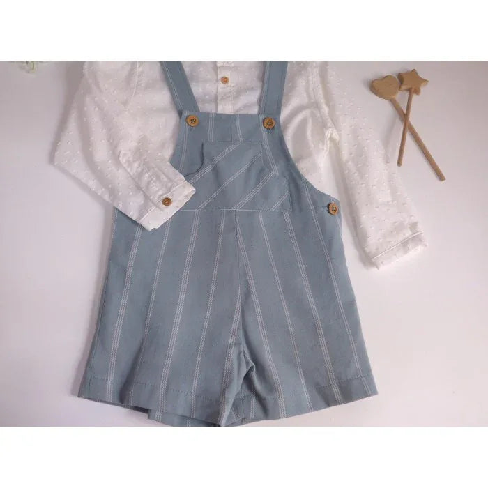 Peto verde con camisa - PARDALETS