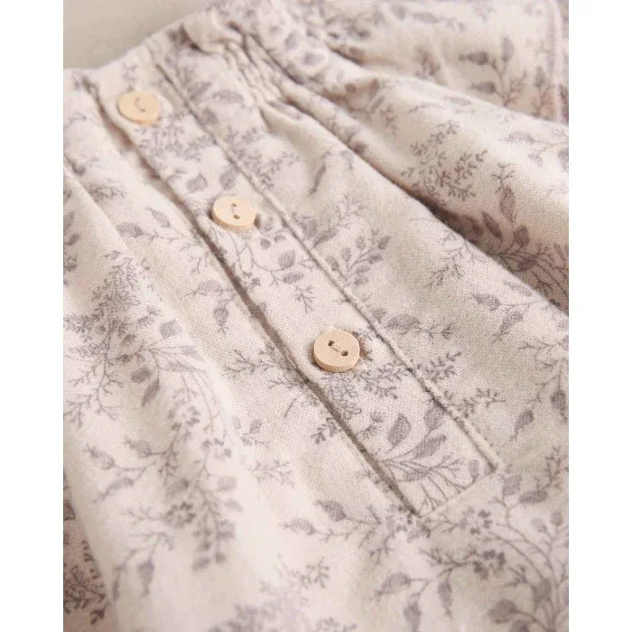 Ranita beig con flores malva - PARDALETS