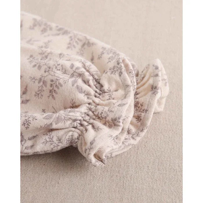 Ranita beig con flores malva - PARDALETS