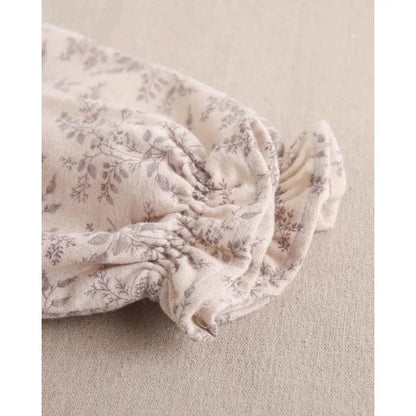 Ranita beig con flores malva - PARDALETS
