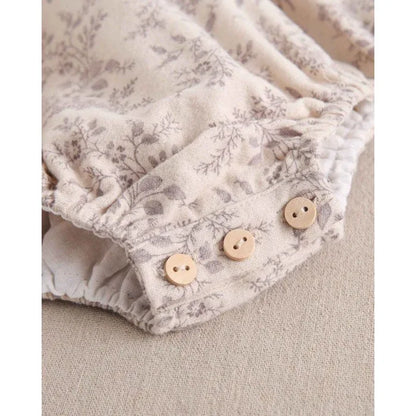 Ranita beig con flores malva - PARDALETS