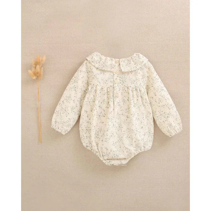 Ranita beig con flores verdes - PARDALETS