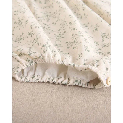 Ranita beig con flores verdes - PARDALETS