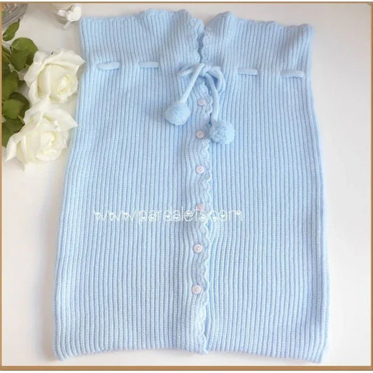 Saco lana celeste sin relleno - PARDALETS