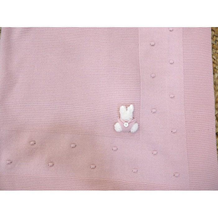 Toquilla rosa maquillaje con conejito - PARDALETS