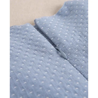 Vestido azul con puntitos blancos - PARDALETS